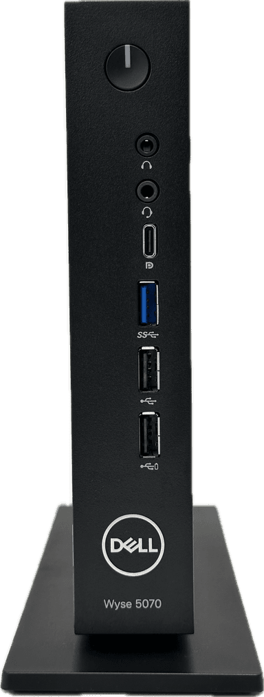 Dell Wyse 5070 Mini PC gebraucht – Intel J4105, 4GB DDR4, 16GB eMMC, WLAN + Bluetooth, Netzteil + Standfuß (refurbished) - RAM König