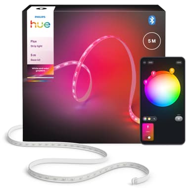 Philips Hue Flux 5m LED-Lightstrip - 2000 lm - Chromasync - zuschneid- & erweiterbar - Amazon