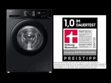 [CB] Samsung 9 kg Waschmaschine WW5000C mit EcoBubble, EEK: A (-10%) - Samsung