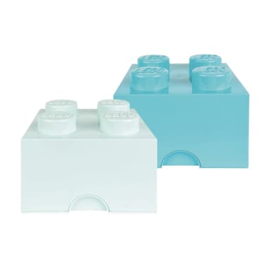 LEGO Aufbewahrungsboxen im 2er-Set für 19,99 € – verschiedene Farben, stapelbar [LIDL] lokal - Lidl