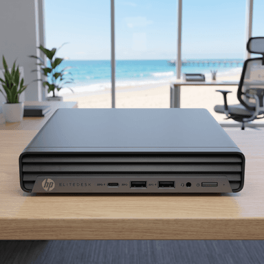 HP EliteDesk 805 G6 Mini PC – AMD Ryzen 4350GE, 8GB RAM aufrüstbar, 2x M.2 SSD NVMe Slots, USB-C mit PowerDelievery - refurbished Office PC - RAM König
