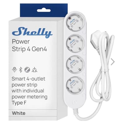 [Hornbach TPG] Shelly Powerstrip 4 Gen4 Smart Home Steckdose TPG Notebooksbilliger nur 44,99€ - HORNBACH