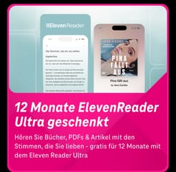 Magenta Moments - 12 Monate ElevenReader ULTRA geschenkt | Gratis | ebooks Bücher PDF - App kostenlos