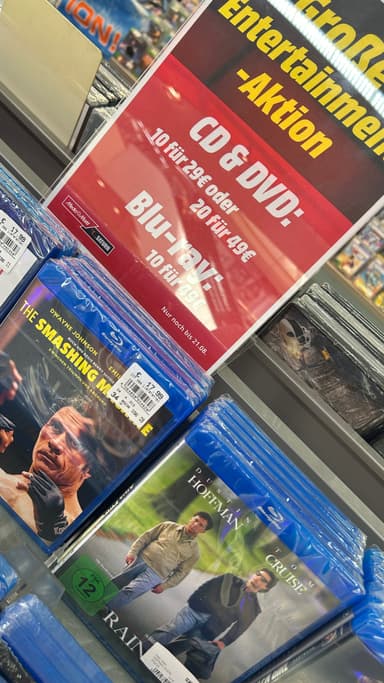 Saturn Dresden AMG BLURAY 10 für 49€/Vinyl ab5€/ 20DVD f. 30€ Filiale schließt Mitte August ˋ26 Multibuy - Saturn