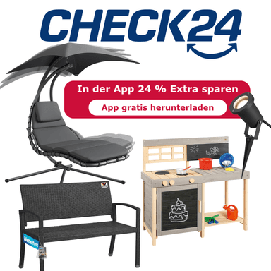 CHECK24 Sommer-Schlussverkauf: bis zu 24% extra App-Rabatt auf Garten & Outdoor | z.B. Pinolino „Fritz" Matschküche Massivholz - CHECK24 Marktplatz