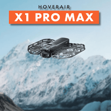 HOVERAir X1 PROMAX 8K-Kamera-Drohne in der "Retail Combo" u.a. mit 2 Smart-Akkus | 8K-Videoauflösung bei 30 fps und 4K/120 fps, OmniTerrain - IBOOD