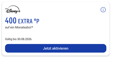 400 Payback Punkte für 1 Monat Disney+ (ohne Werbung durch Trick) - bspw. in "Der Teufel trägt Prada 2" - PAYBACK