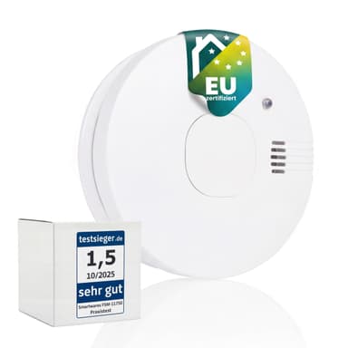 Smartwares Rauchmelder – Austauschbare Batterie mit 5 Jahren Lebensdauer – Schnelle und zuverlässige Erkennung – 85 dB – FSM-11750 (Prime) - Amazon