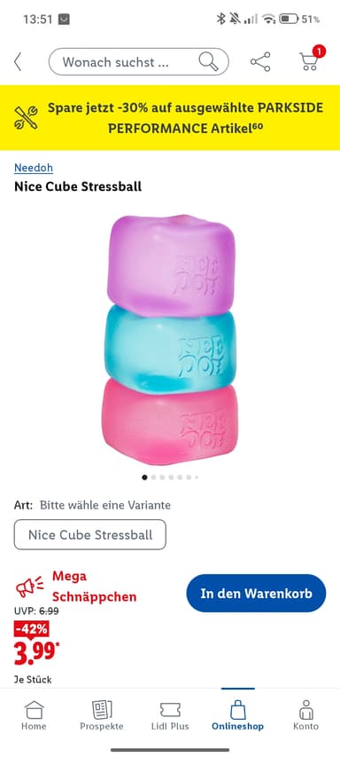 NeeDoh bei Lidl für 3,99 € statt 6,99 € - Lidl