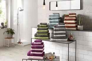 [OTTO UP Plus] 10-tlg. Handtuch Set Afri | 100 % Baumwolle 420 g/m² | 5 versch. Farben - OTTO