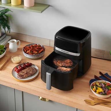 Russell Hobbs Heißluftfritteuse XL, 5,5 l Satisfry, Schwarz - Amazon