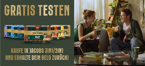[GzG] Jacobs 3in1/2in1 gratis testen ab dem 17.08-26 - 30.09.26 - JACOBS Kaffee