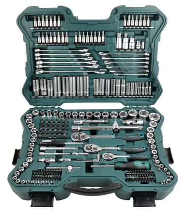 [amazon] Brüder Mannesmann M98430 Steckschlüsselsatz 1/4 Zoll, 3/8 Zoll, 1/2 Zoll, 215-teilig - Werkzeugkoffer mit Ratschen - Amazon