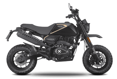 Brixton Crossfire 125 XS Minibike / 11,3PS / 125 cm³ / 111kg / 2 Sitzplätze / 95km/h / 2 Liter/100km / digitales Cockpit / LED / Neufahrzeug - Mobile