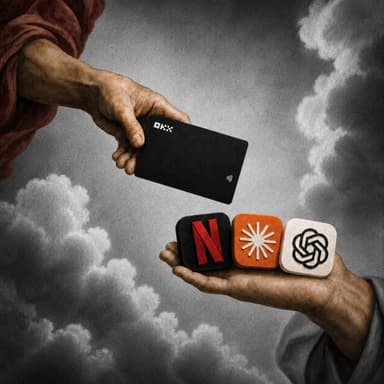 OKX: 50% Cashback auf Netflix, Claude, ChatGPT Abo sowie reguläres Cashback von 10€ auf 20€ erhöht