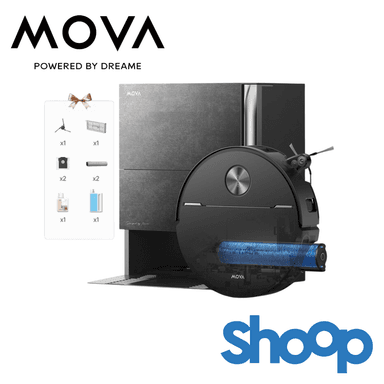 eff. ca. 876,15 € | MOVA Z70 Ultra Roller Complete mit 6% Cb und 25 € Shoop-Gutschein | Saug-/Wischroboter mit AIO-Station, 36k Pa - Shoop