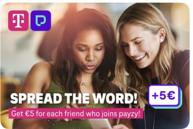[payzy] Kostenlose VISA mit 1% Cashback - 5€ für Werber - Payzy