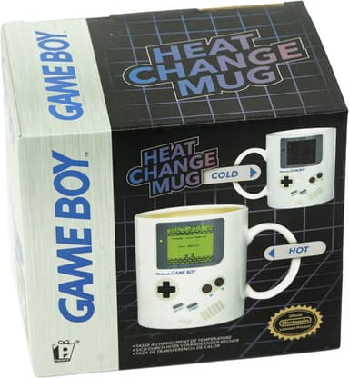 Gameboy Thermoeffekt-Tasse - Offiziell lizenziertes Geschenk für Gamer, Nerds, Nintendo-Fans - Amazon