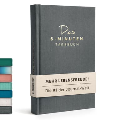 6-Minuten Tagebuch für Erwachsene 2026 (Das Original) – Mehr Achtsamkeit, Resilienz & Selbstliebe – Dankbarkeitstagebuch, Journal Buch - Amazon