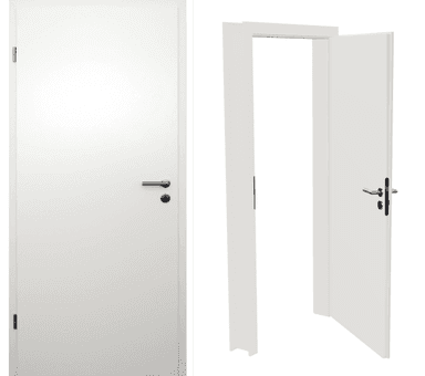 casando Türen-Sale: Zimmertüren, Wohnungstüren, Haustüren, Nebeneingangstüren reduziert, z.B. Innentür Komplettset in Weiß für 163,90€ - Casando