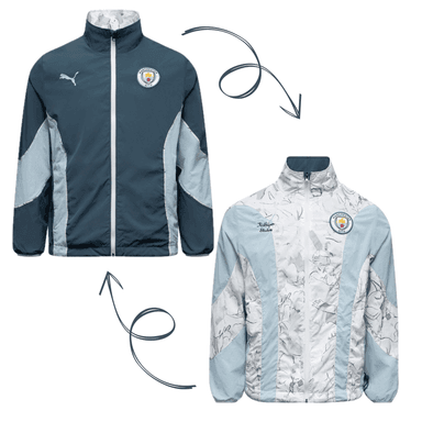 PUMA Manchester City x KidSuper wendbare Trainings-Jacke | 2 Looks, Co-Branding, Gr. S-XXL - Outlet46