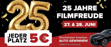 25 jähriges Jubiläum im Cineplex Aichach. Jedes Ticket nur 5 Euro - Cineplex