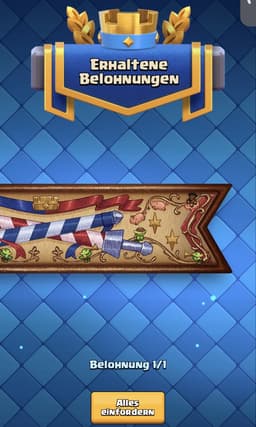 Clash Royale 1 x kostenlosen Banner Rahmen