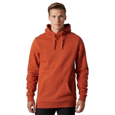 Helly Hansen Herren Hoodie Mens Logo | Gr. S bis XXL | Verstellbare Kapuze | Kordelzug & Kängurutasche | Rippbündchen | Orange - PickSport