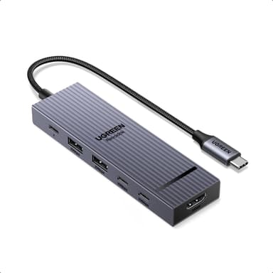 UGREEN Revodok Pro 106 USB-C Hub 6-in-1, HDMI 4K@60Hz, 10 Gbps, USB-C PD 100 W | Prime - Amazon