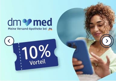 [dm - dm-med] 10% Rabatt auf alle dm-med. Apotheken Produkte im September - Dm