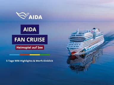 AIDA Fan Cruise 5ÜN Innenkabine ab 399 p. P. Über ehoi vom 3.7. bis 8.7. ab Warnemünde - E Hoi