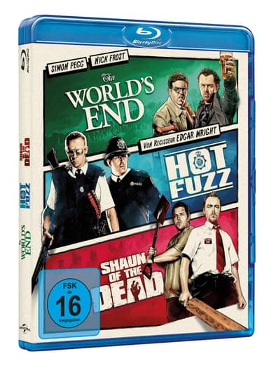 Cornetto Trilogie: The World's End / Hot Fuzz / Shaun of the Dead (3 on 1) [Blu-ray] @ Amazon PRIME | Standardausgabe 3 Blus ~11,89€ - Amazon