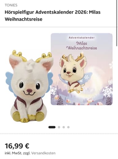 Verfügbarkeitsdeal: Weihnachtstonies 2026 - Adventskalendertonie - Tonie (Gratis Versand mit Otto-Up) - OTTO