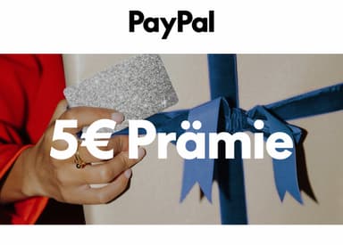 Paypal 5 EUR Gutschein Prämie geschenkt | gültig für alle Einkäufe | personalisiert - PayPal
