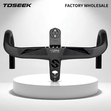 [Neukunden] TOSEEK TR5500 Integrierter Carbon Lenker (vers. Größen) | Toray T800 & Aero-Design | Computerhalterung | Interne Kabelführung - Alibaba