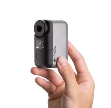TOPUMP TB2 PRO Elektrische Mini Fahrradpumpe | 120 PSI, 450 mAh Akku, USB-C 30min Laden, Display, Druckspeicher, 124g | Ohne Ventilnadel! - AliExpress