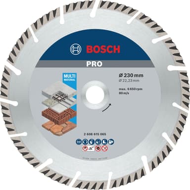 Bosch PRO Multi Material Diamant-Trennscheiben 230 mm - prime - Amazon
