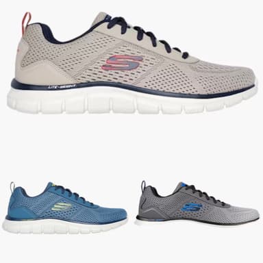 Skechers Track-Leshur / Track-Ripkent • grau & blau • 40 - 48.5 || 34,99€ bei Click & Collect - Deichmann
