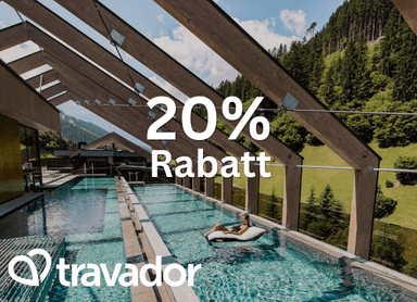 [CB] Travador - August-Special | 20% Rabatt auf Kurz- und Wellnessreisen | z.B. nach Italien, Östereich oder ins Disneyland Paris - Travador
