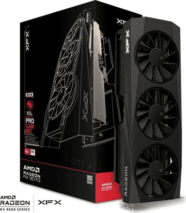16 GB XFX Quicksilver Radeon RX 9070 OC Gaming Edition, 256bit GDDR6, HDMI, 3x DP, PCIe 5.0 x16 Grafikkarte + 6 % Shoop Cashback - Galaxus