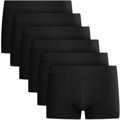 6er Pack QINCAO Herrenunterhosen 95% Baumwolle, OEKO-TEX STANDARD 100, Ohne Logoaufdruck - Amazon