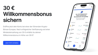[Bitvavo] 30€ Bonus bei Bitvavo für Neukunden bei 30€ Einzahlung über Finanzfluss - Bitvavo