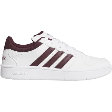 ADIDAS Herren Sneaker Hoops Classic in cloud white/maroon | Alltagsschuhe im Retrostyle, Gr. 42 bis 49, für 27,99 € + Versand bei Picksport - PickSport