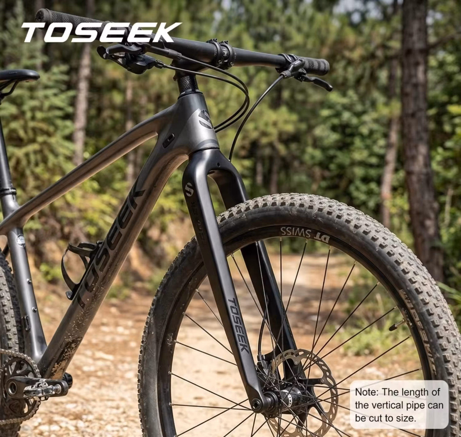 [Neukunden] TOSEEK T800 Carbonfaser-Gabel für Mountainbikes | nur ca. 540g | für 26er, 27,5er und 29er Räder | für Scheibenbremsen bis 160mm - Alibaba
