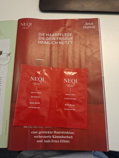 FREEBIE / OFFLINE Rossmann Centaur Magazin AUGUST Ausgabe mit gratis Shampoo & Conditioner von NEQI Haarpflege - Wert 0,49 EUR pro Heft - ROSSMANN