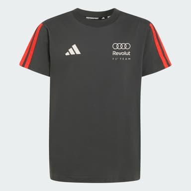 [Amazon] adidas Unisex Kids Audi REVOLUT F1 Team DNA T-Shirt (Gr. 152) für 17,65 € gratis Versand für Prime Mitglieder - Amazon