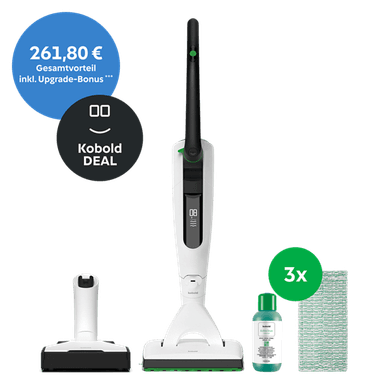 Vorwerk Kobold VK7 Akku-Staubsauger + SP7 Saugwischer – 261,80 € Gesamtvorteil inkl. 150 € Upgrade-Bonus - Vorwerk