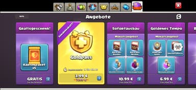 [Clash of Clans / CoC] Weitere 5 Kartenpakete im Shop - Clash Of Clans