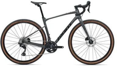 Giant Revolt 0 2026 Stealth Chrome; Gravelbike, GRX 2x12, 9,7kg - Bunnyhop