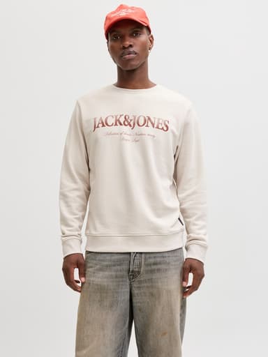 SWEATSHIRT beige - JACK & JONES